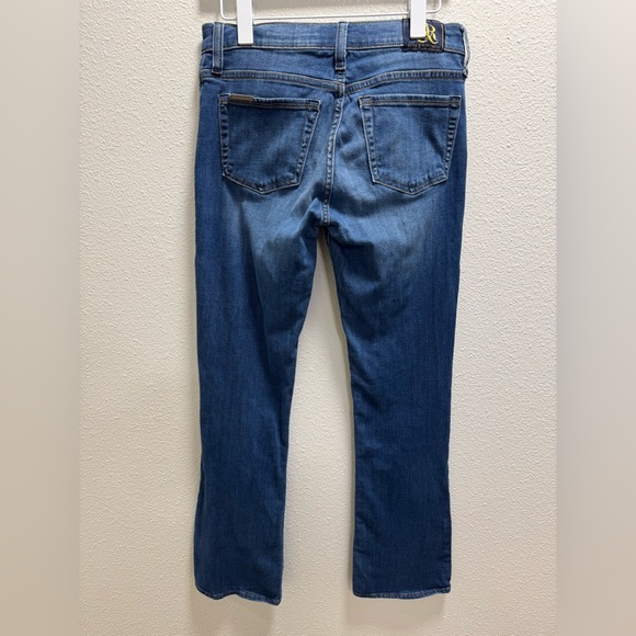 Rock & Republic Kasandra Bootcut Jeans Distressed Stretch Blue Women's 8M - Picture 2 of 7